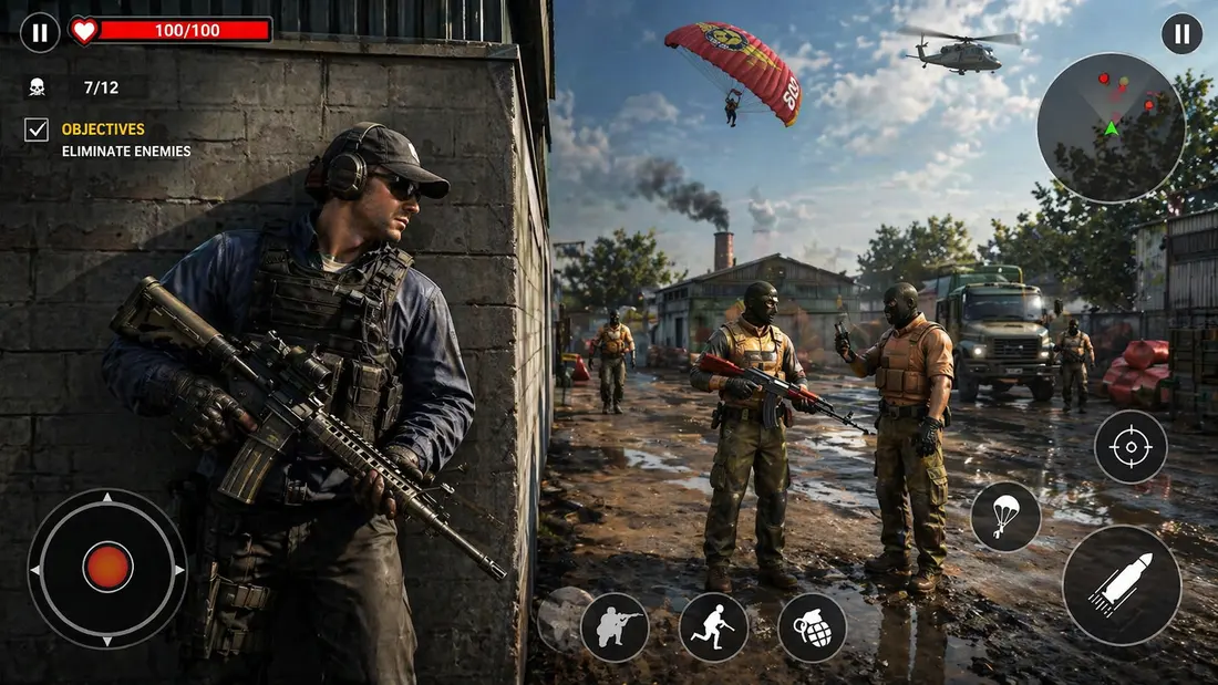 Last Commando Gun Game Offline